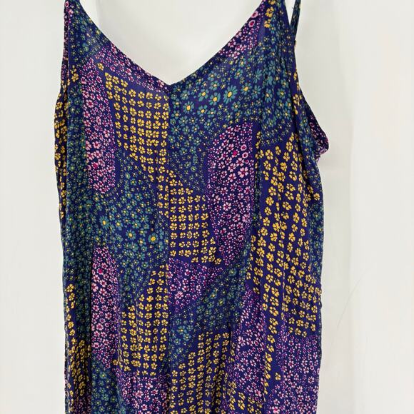 Anthropologie Floreat Daphne Multicolor Floral Print Wide Leg Jumpsuit Size XS - Picture 5 of 11